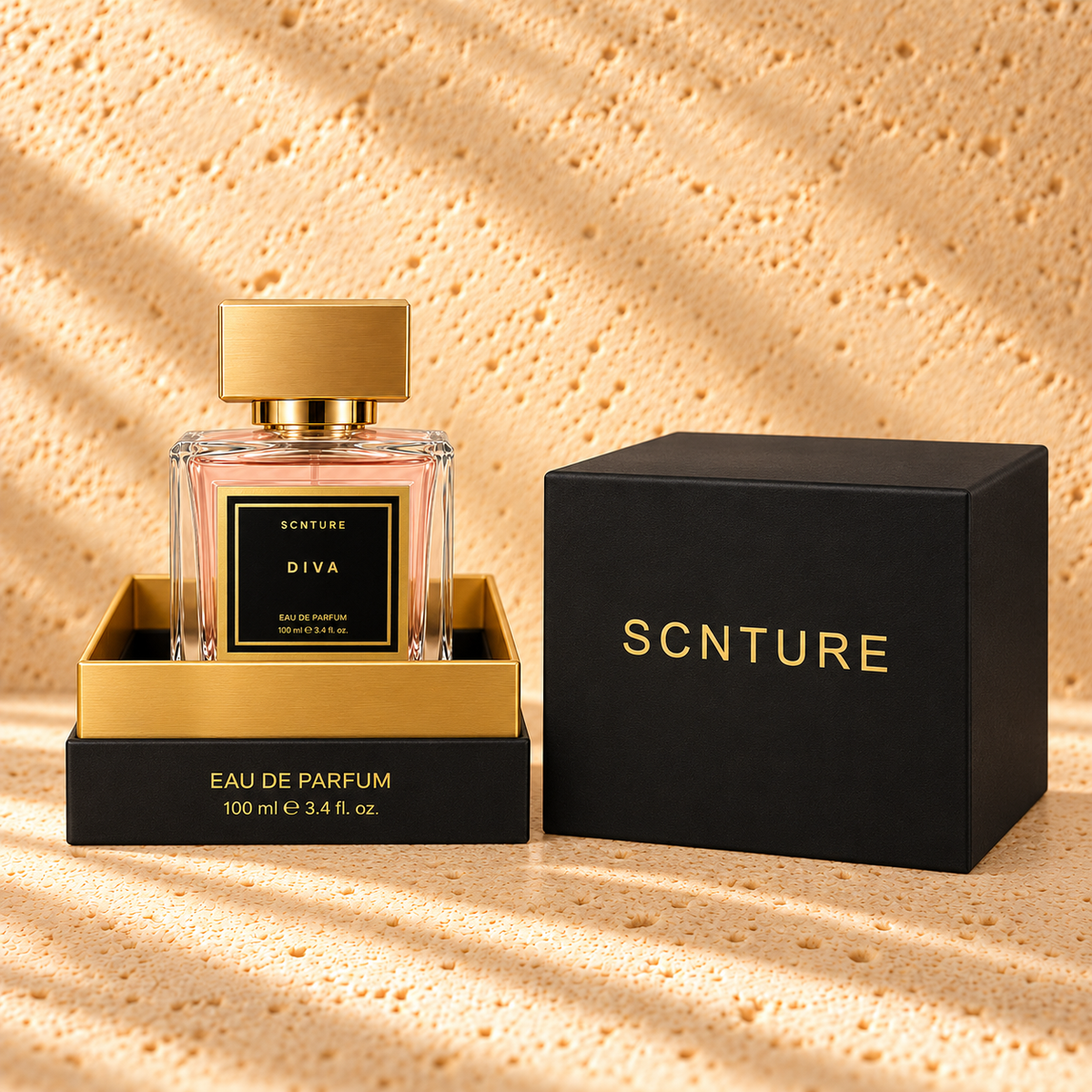 Luxury fragrance bottle